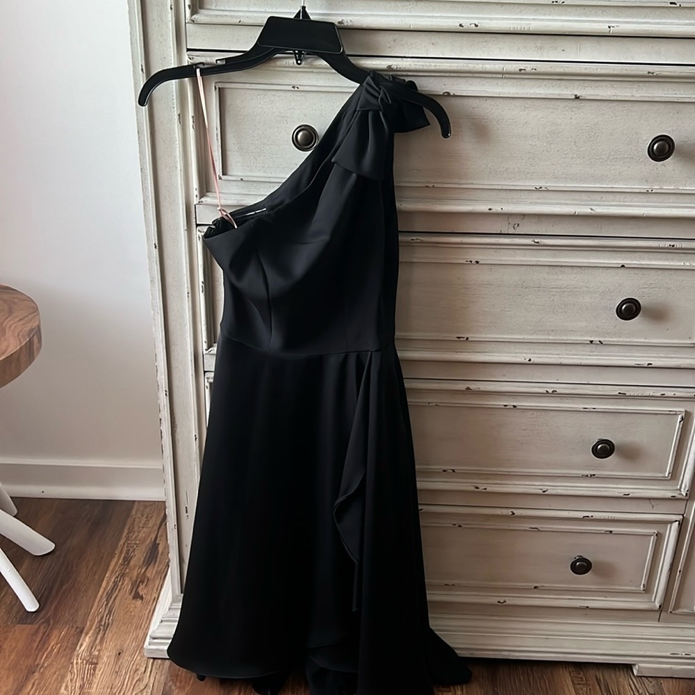 gal meets glam one shoulder dress